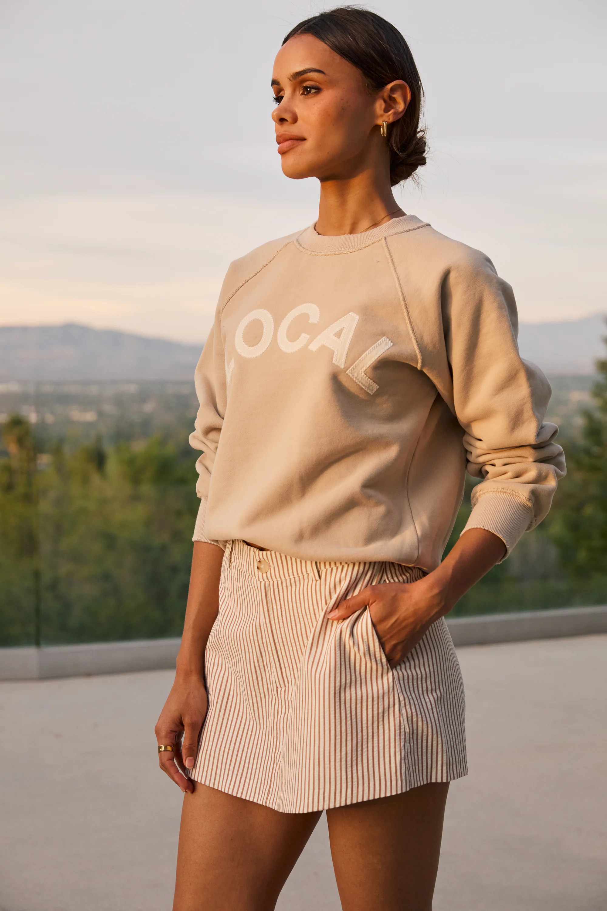Local Sweatshirt in Beige | Böhme US