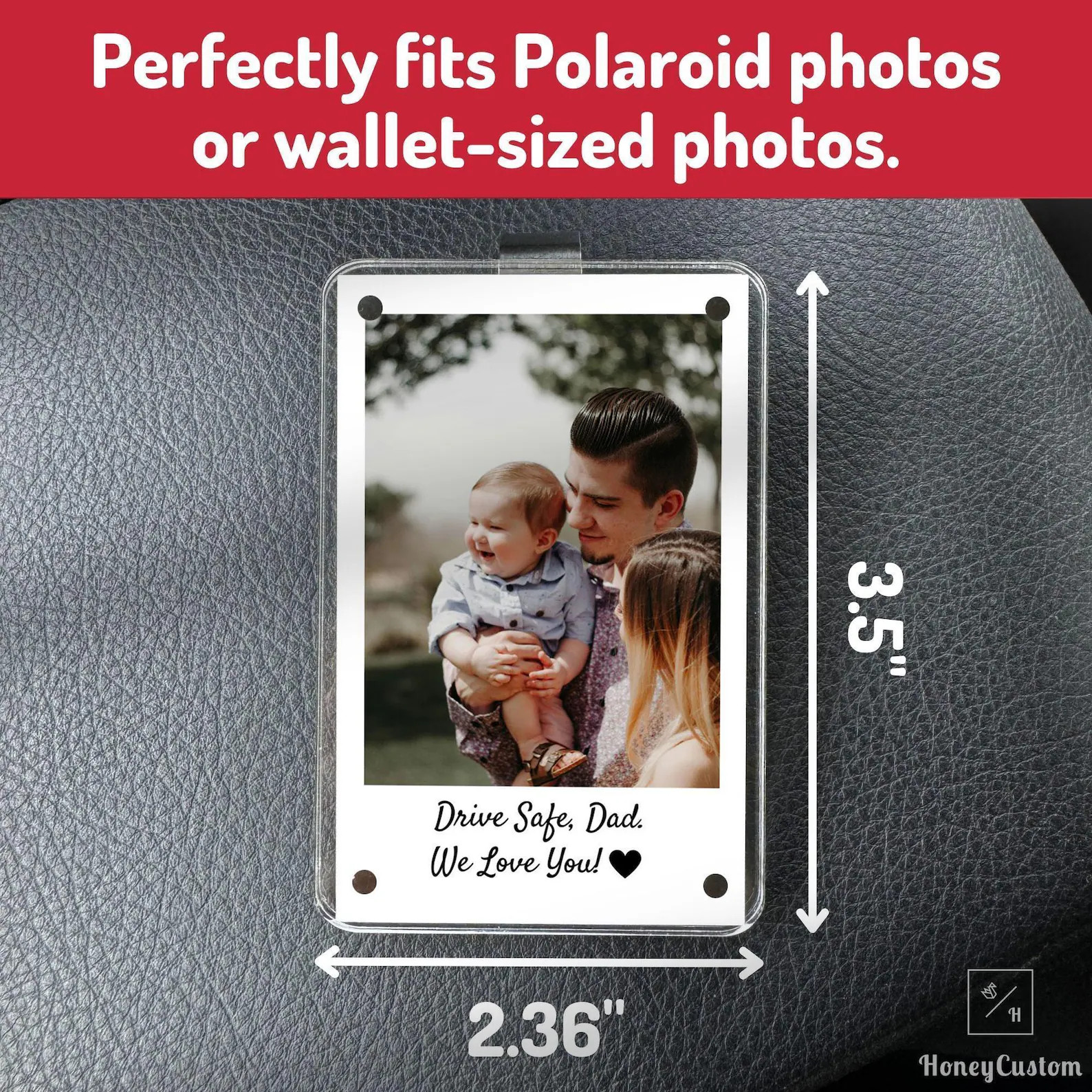 Dad Gifts Custom Photo Car Visor Clip Personalized Father's Day Gift for Him Unique Gift for Dad ... | Etsy (Global)