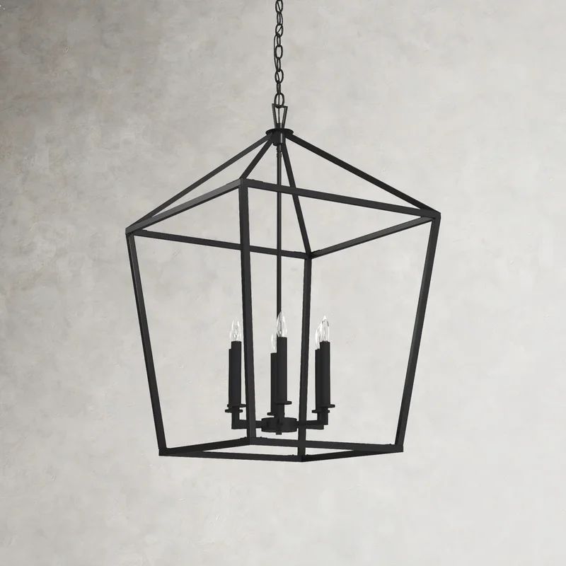 Hastings 6 - Light Dimmable Lantern Geometric Chandelier | Wayfair North America