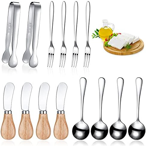 14 Pieces Cheese Butter Spreader Knives Set Stainless Steel Cheese Slicer Butter Spreader Knives ... | Amazon (US)