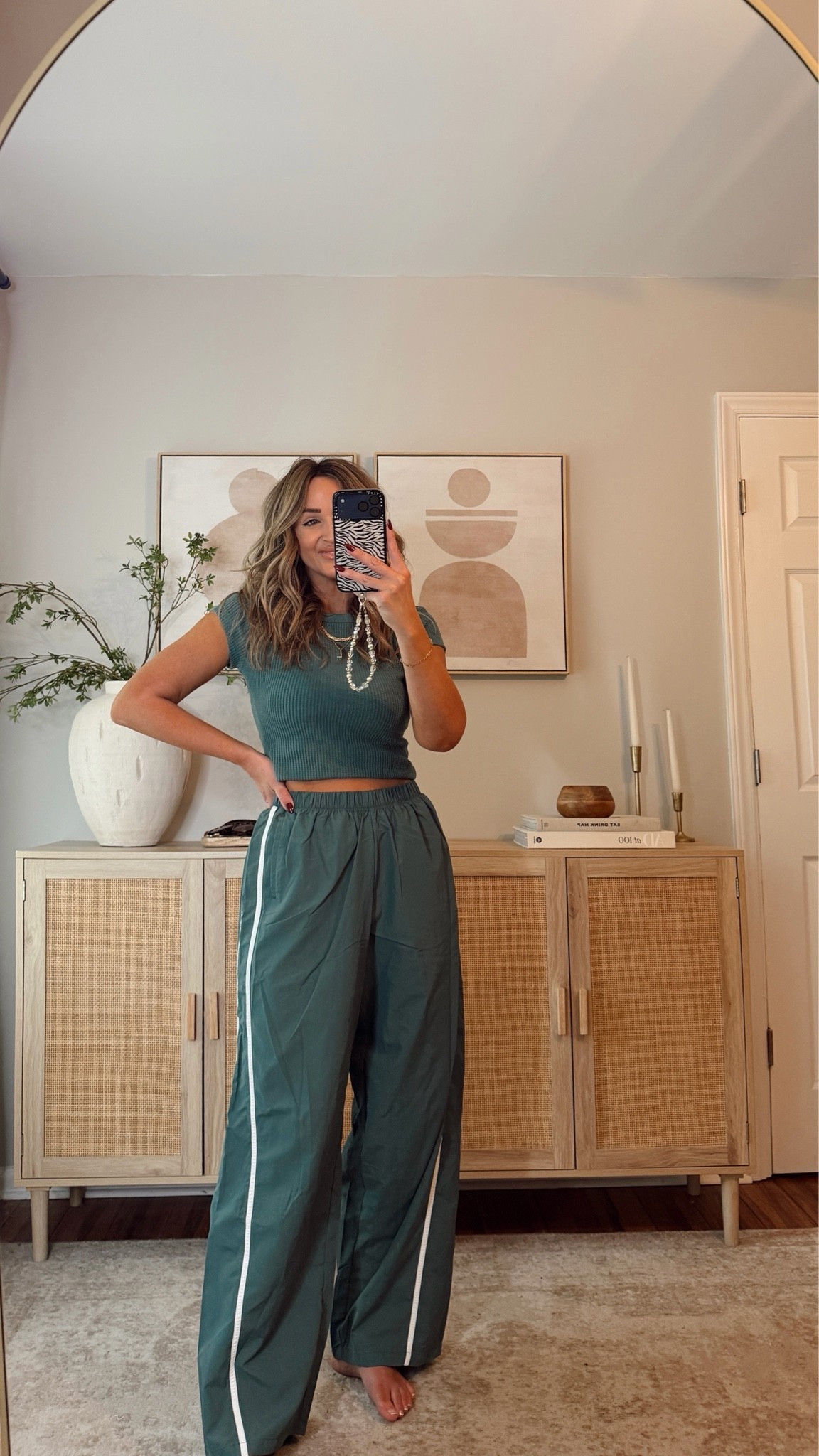 comfy meets cool girl! love these track pants! the color is perfect! i’m in a size M. walmart fashion, @Walmart