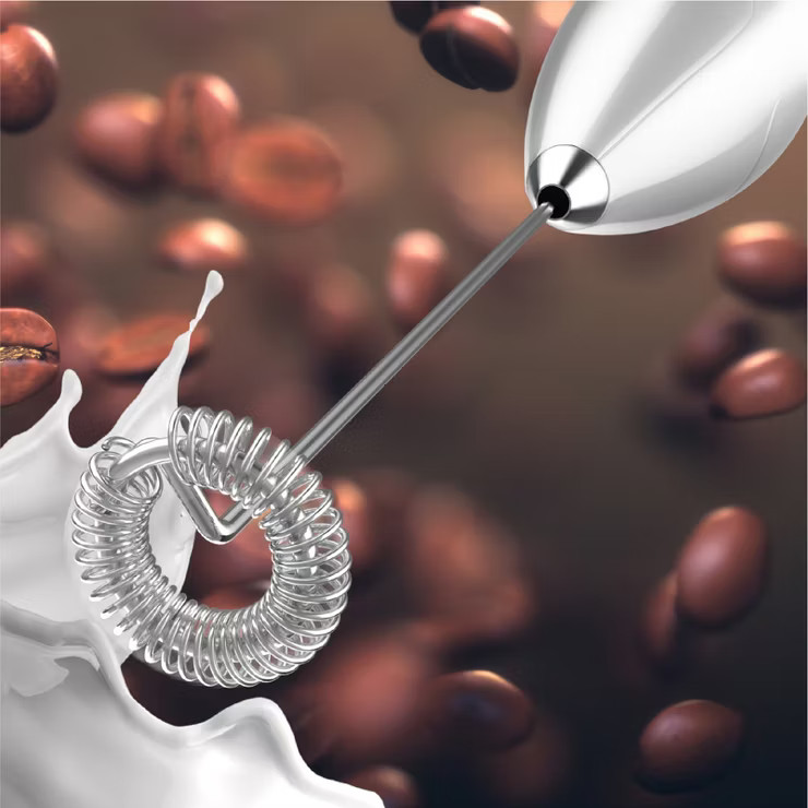 PowerLix Milk Frother Handheld Battery Operated Electric Whisk Foam Maker For Coffee - With Stain... | Target