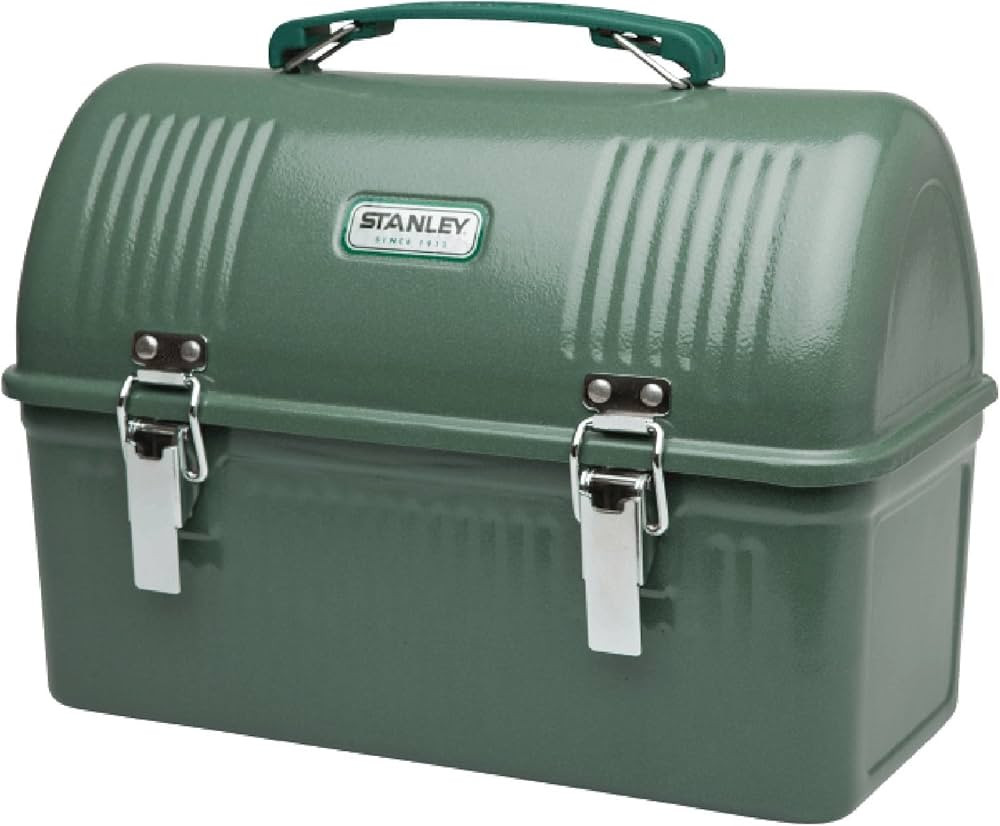 Stanley Classic Lunch Box 10 qt | Vintage Metal Lunchbox | Durable Meal Container with Handle and... | Amazon (US)