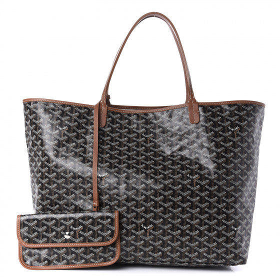 GOYARD Goyardine Saint Louis GM Black Gold | FASHIONPHILE | Fashionphile