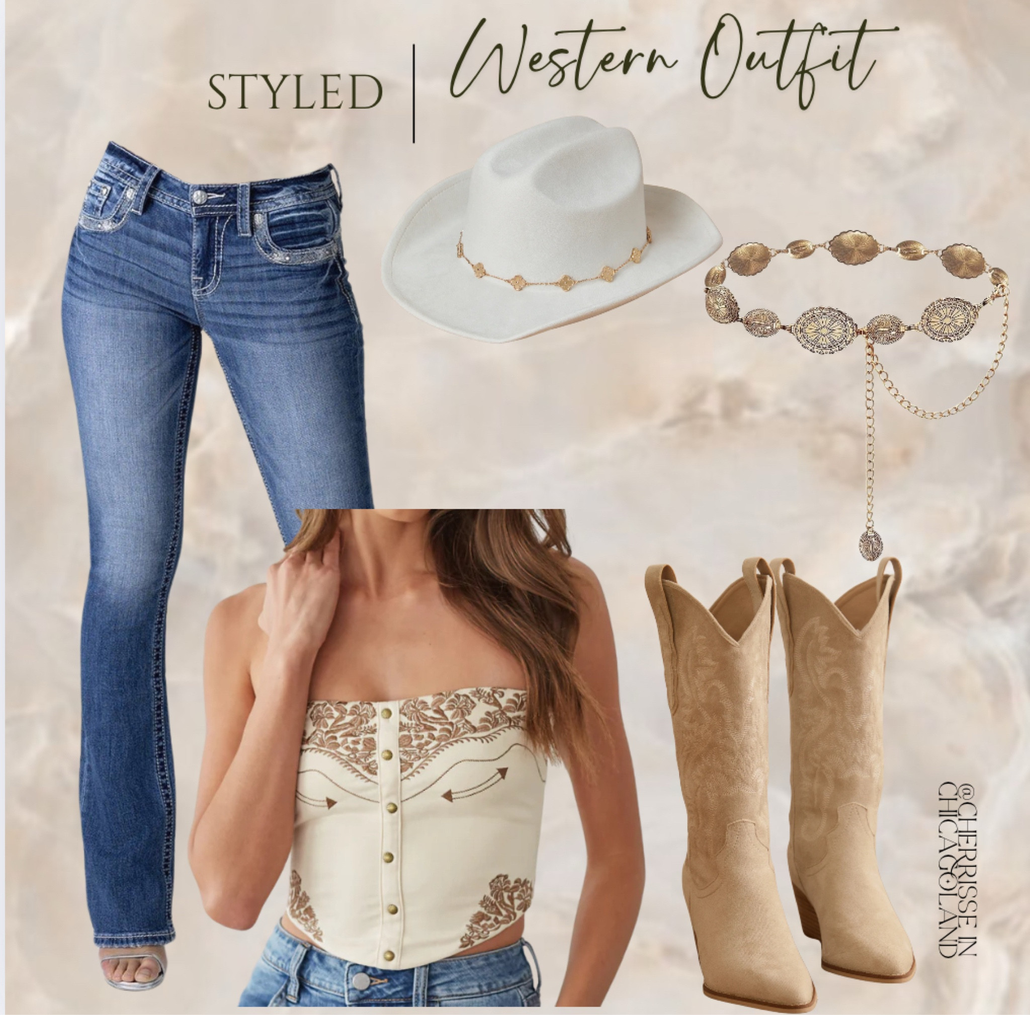 Riding into style ✨🤠 This western-inspired look is the perfect mix of classic and chic! Shop the outfit on my LTK. #WesternStyle #LTKfashion