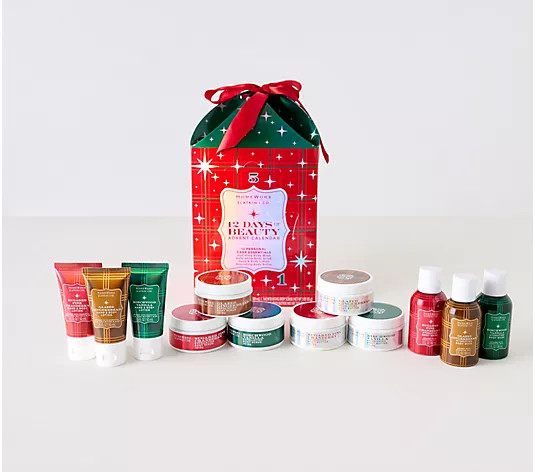 HomeWorx by Slatkin + Co. 12 Days of Lux Personal Care Advent Calendar - QVC.com | QVC