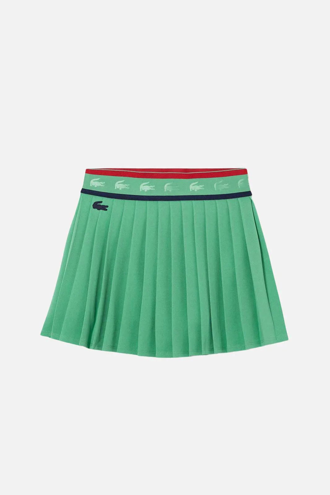 Pleated Tennis Skirt with Croc TapeLacosteNew$95.00 | Bandier