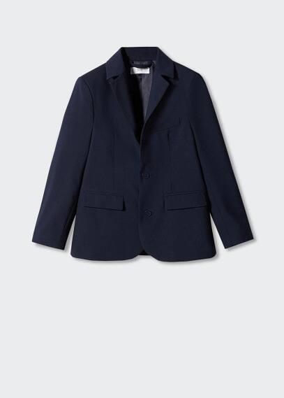 Regular fit suit blazer navy - Kids - 13-14 years - MANGO KIDS | MANGO (UK)