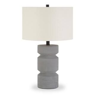 Meyer&Cross Reyna Table Lamp in Concrete-TL0087 - The Home Depot | The Home Depot