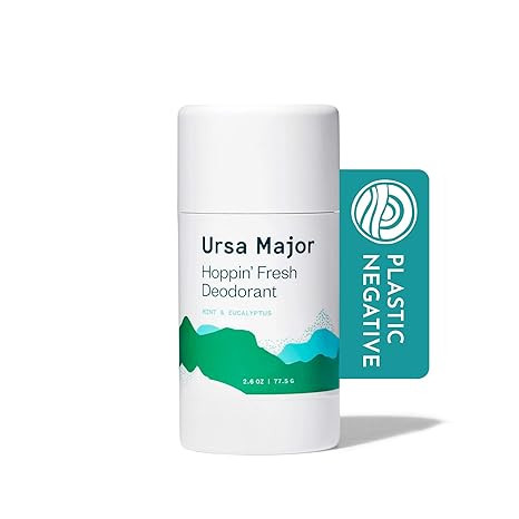 Ursa Major Natural Deodorant - Hoppin' Fresh | Aluminum-Free, Non-staining, Cruelty-Free | Formul... | Amazon (US)