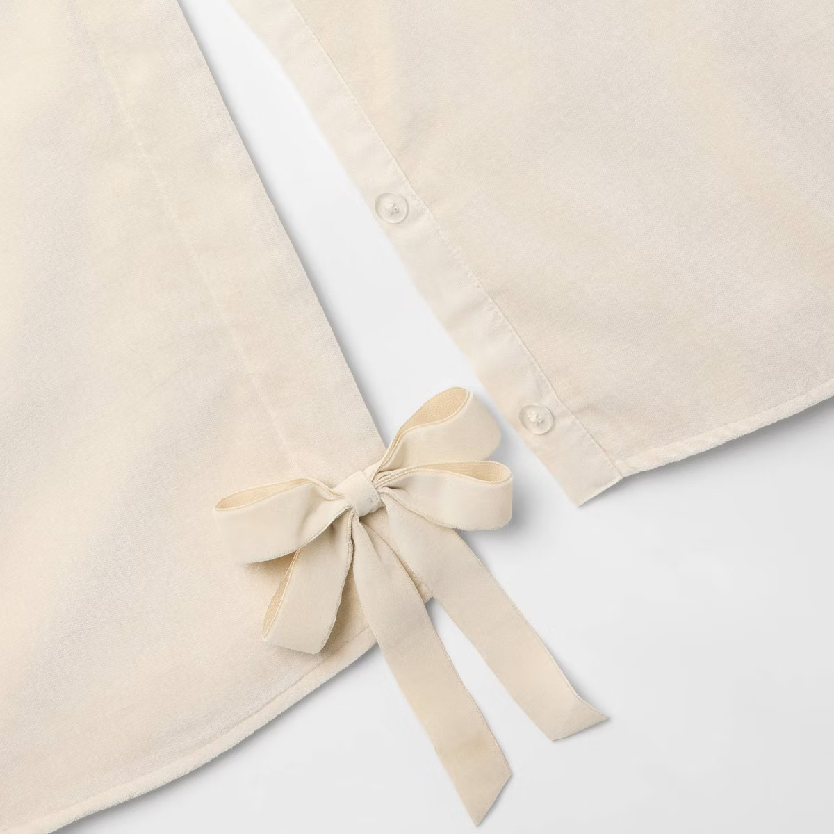 Velvet Bow Christmas Tree Skirt Cream - Threshold™ designed with Studio McGee | Target