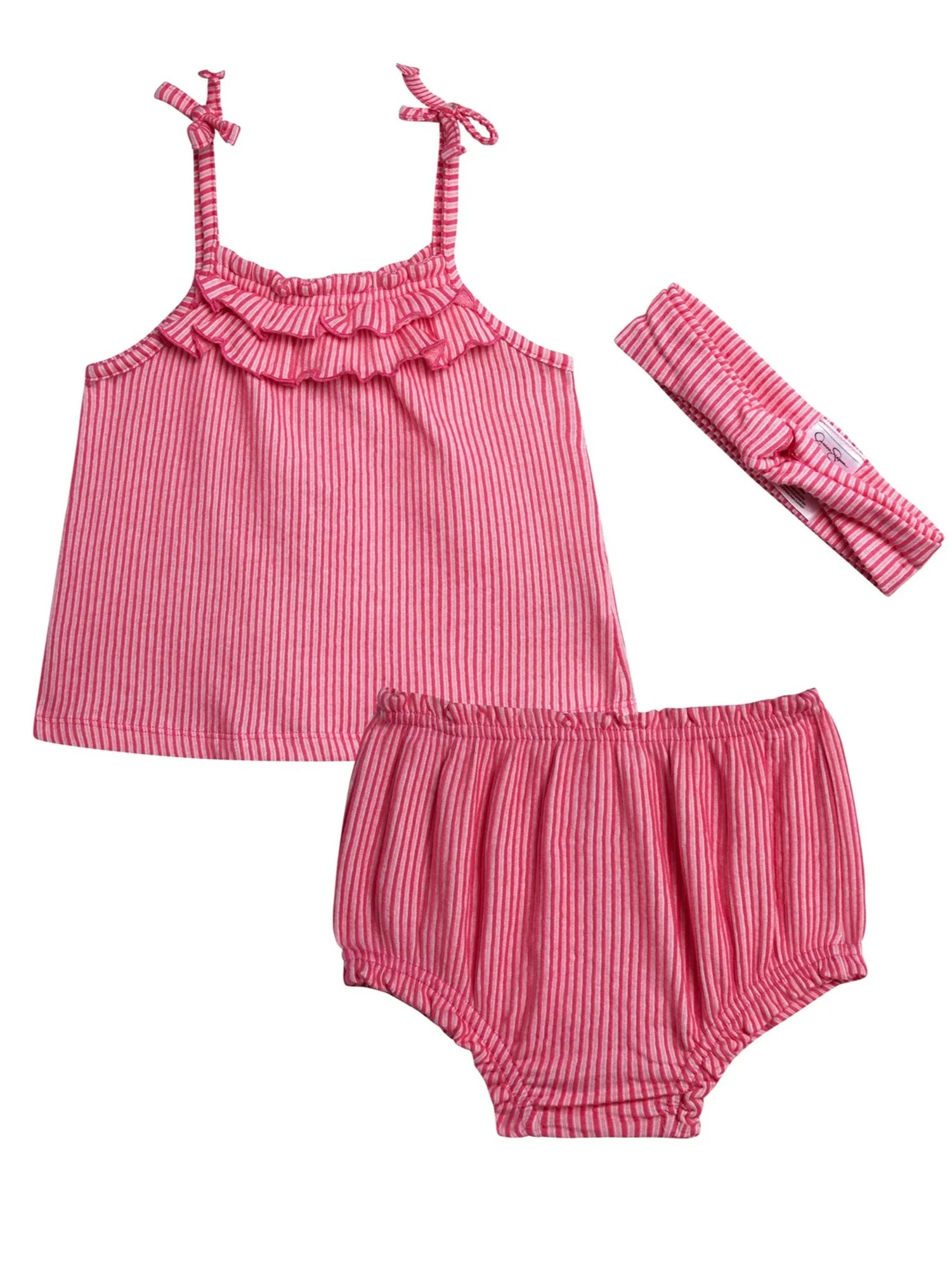 Jessica Simpson Baby Girls' Bloomer Short set with Headband, Sizes 0-24M | Walmart (US)