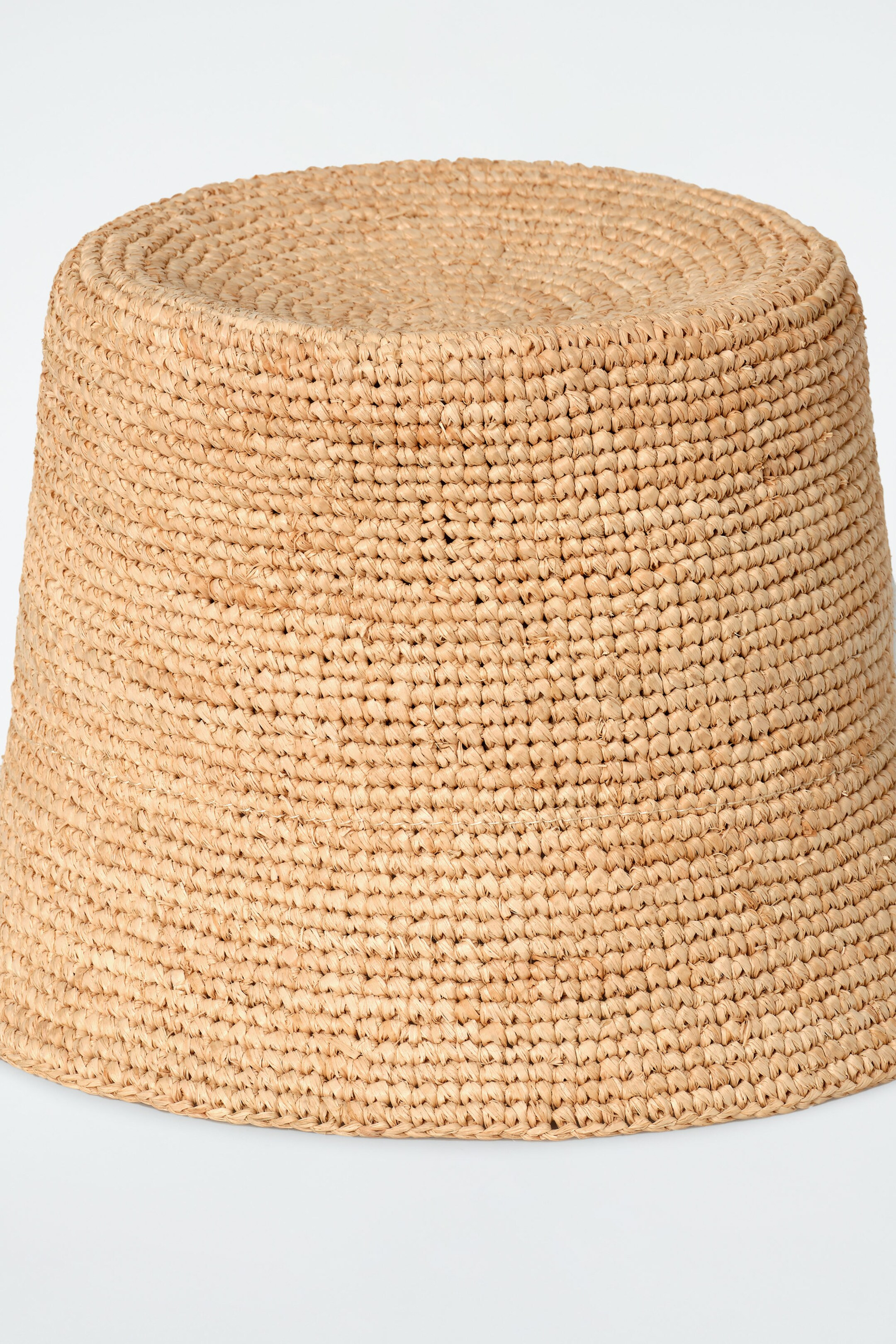 STRAW BUCKET HAT - BEIGE | COS UK
