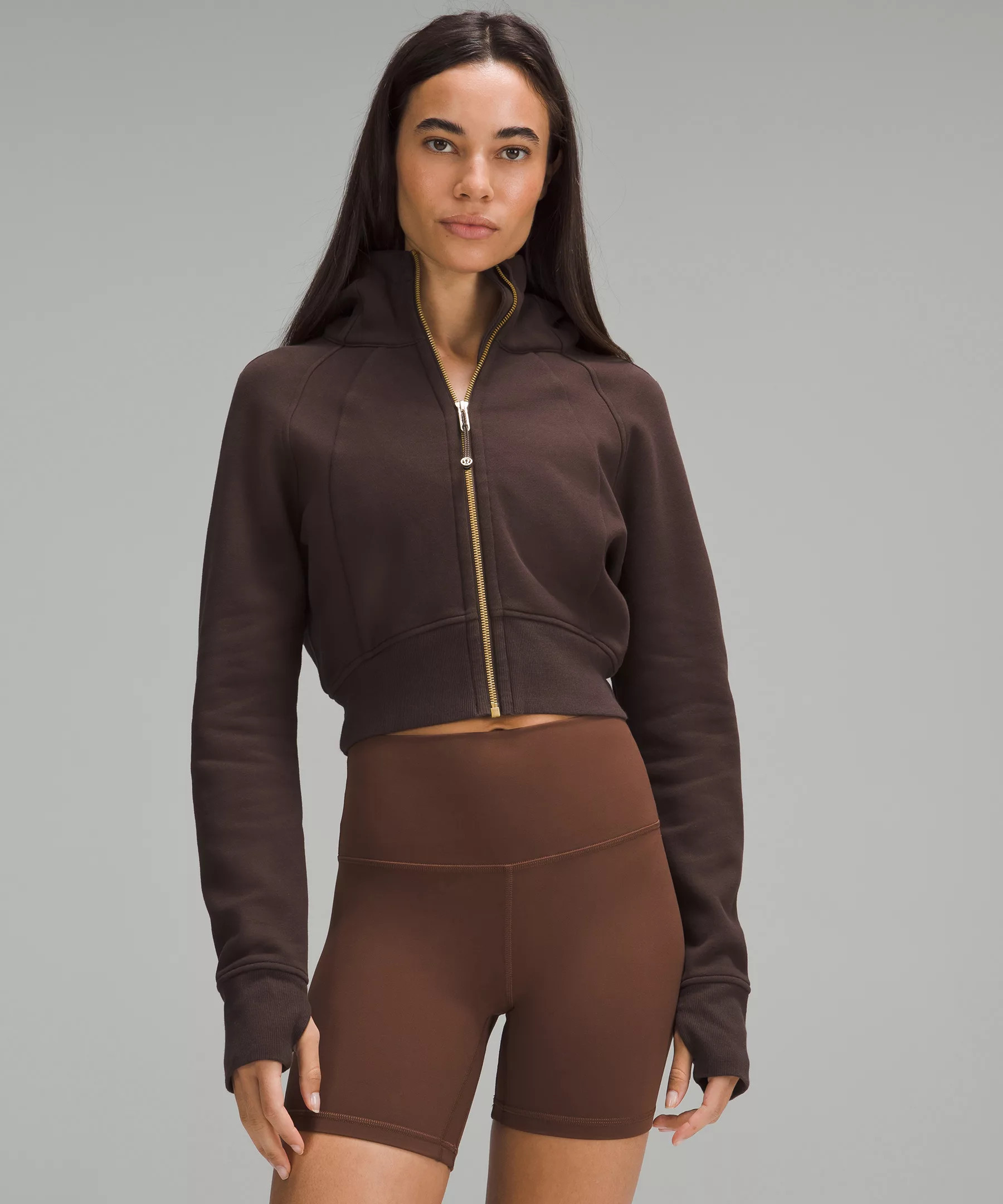 Scuba Full-Zip Cropped Hoodie | Lululemon (US)