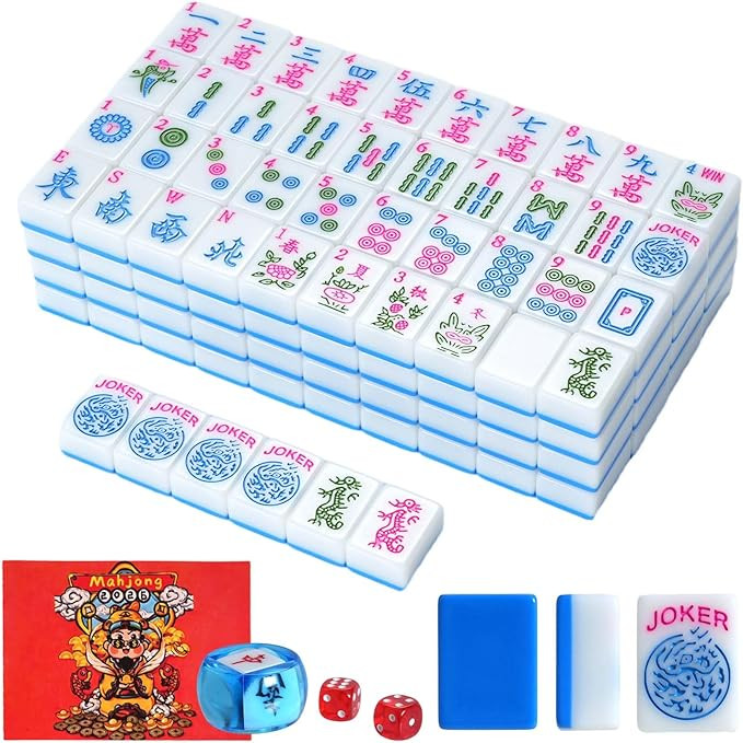 1.2-inch Premium American Mahjong Tile Set. Made of Durable and Sturdy Melamine. Perfect for Mult... | Amazon (US)