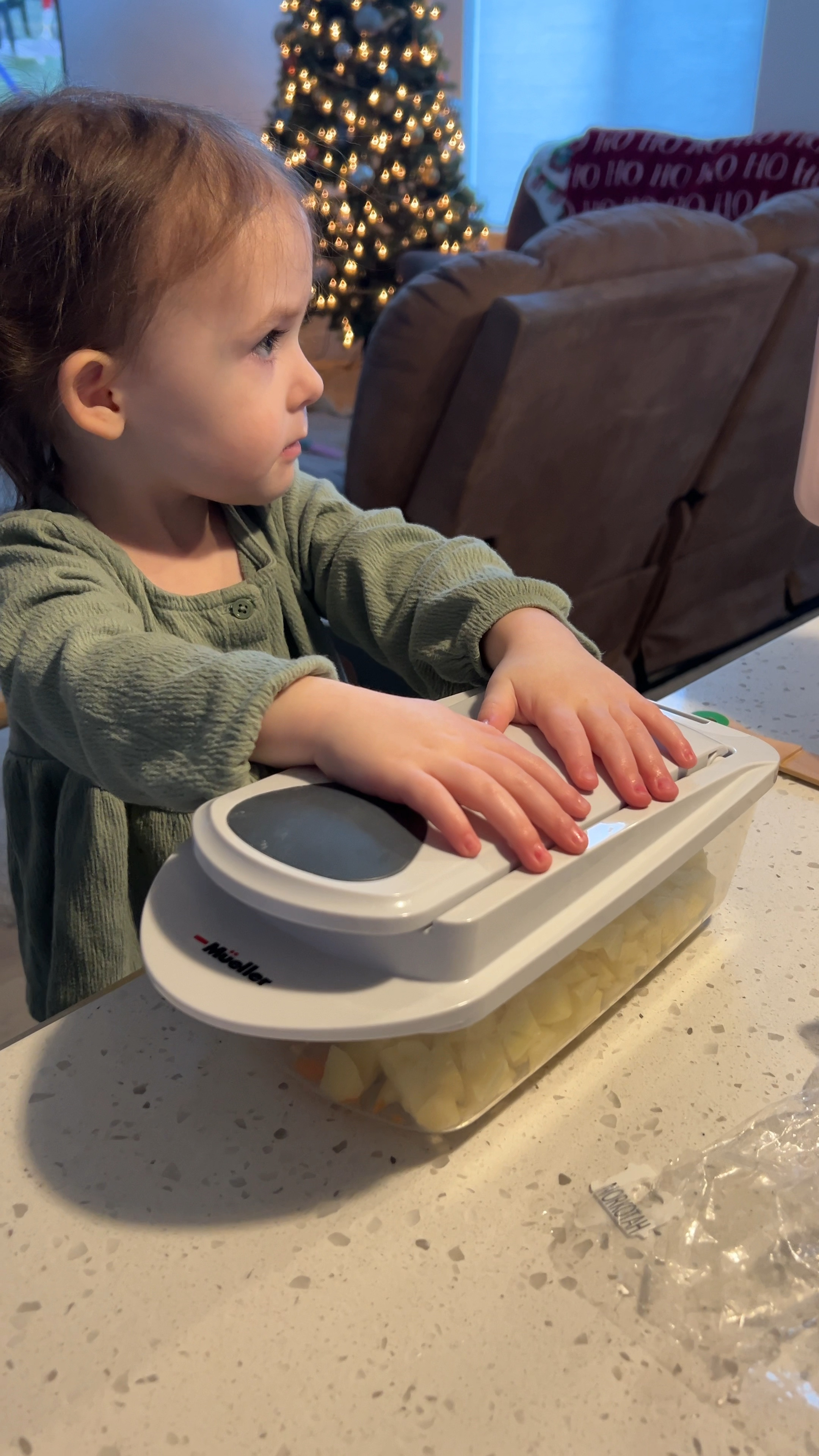 50% off right now!! We love this chopper!! It’s a must have for easy dinner prep & can help kids get involved too! 🤍

#LTKFamily #LTKHome #LTKSaleAlert