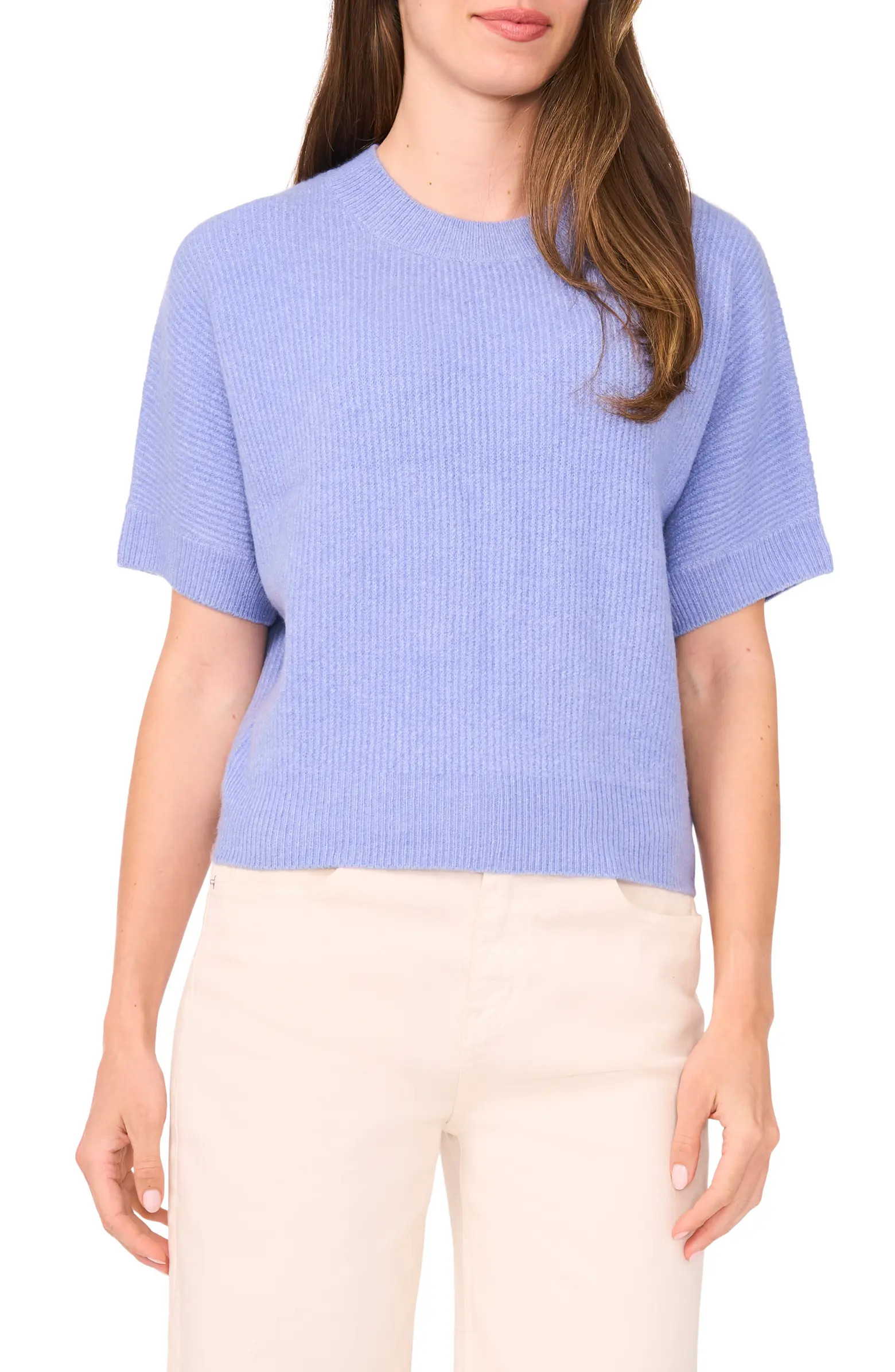 Halogen® Short Sleeve Sweater | Nordstrom | Nordstrom