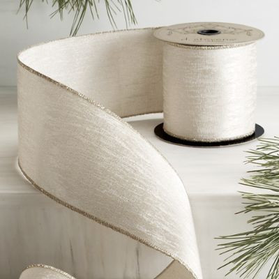 Metallic Jacquard Ribbon | Frontgate