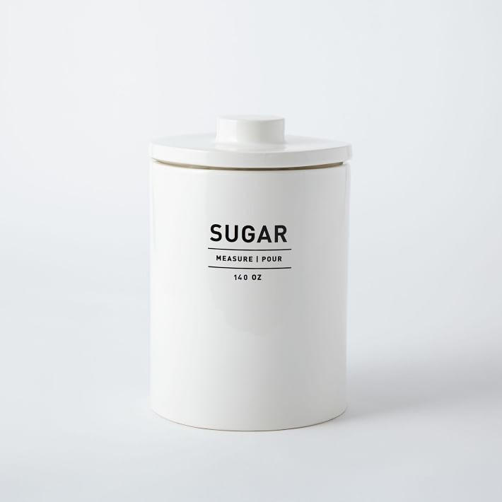Utility Stoneware Kitchen Canisters | West Elm (US)