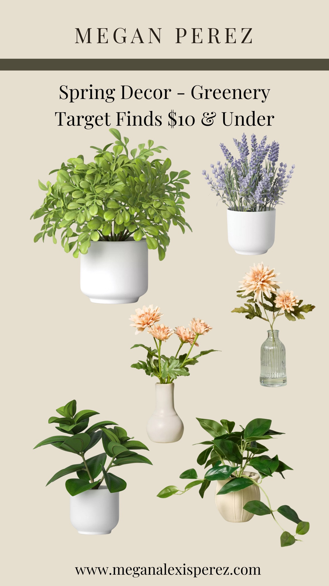 Spring Decor Budget Friendly Finds! These faux plants are all under $10! Perfect to start getting ready for Spring! 

#LTKHome