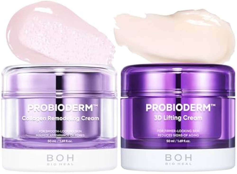 BIOHEAL BOH Probioderm\u2122 Day & Night Cream Duo | Collagen Remodeling Day Cream + 3D Lifting N... | Amazon (US)