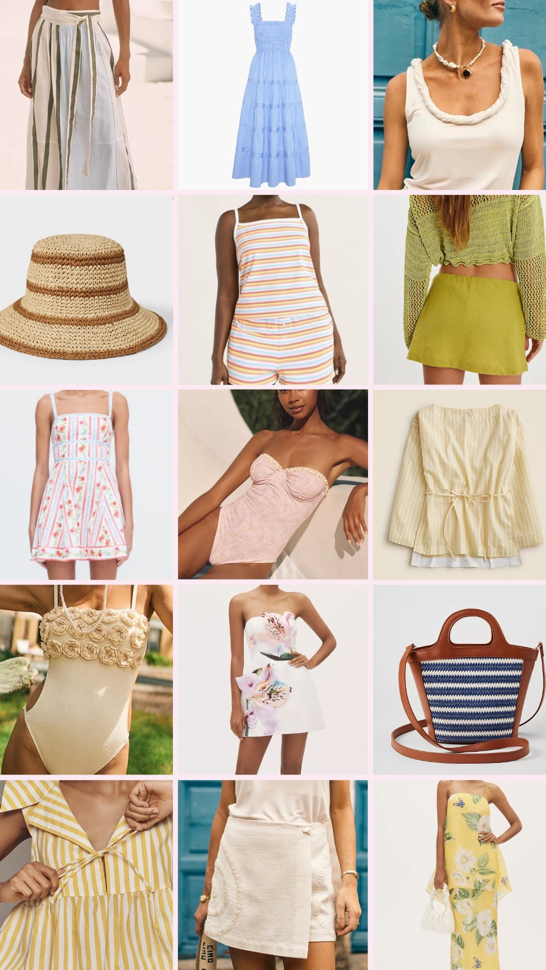 This weeks spring and summer finds!!! So many good high to low items! 

This weeks finds, spring finds, summer finds, summer woven bag, straw hat, wedding guest dress, spring skirts, striped pajamas

#LTKFindsUnder100 #LTKSeasonal #LTKStyleTip