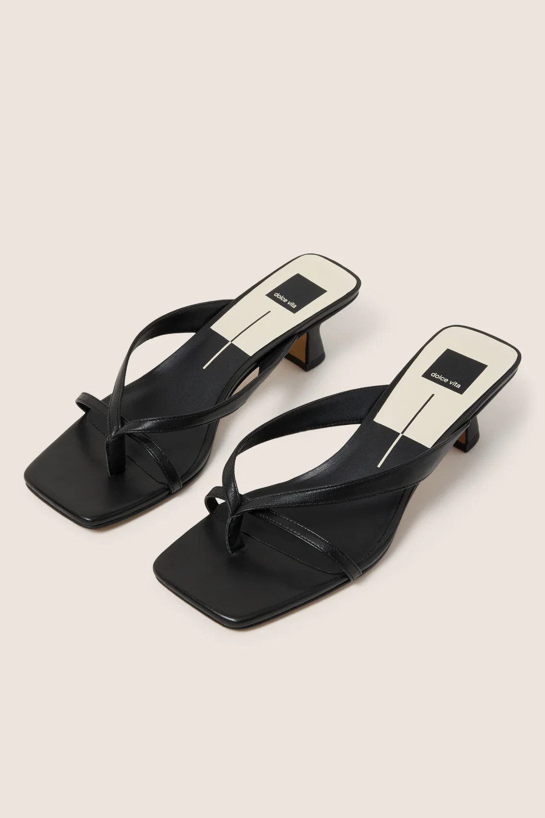 DOLCE VITA Women's Brevel Heel Sandals, Size 9.5, Black | Evereve