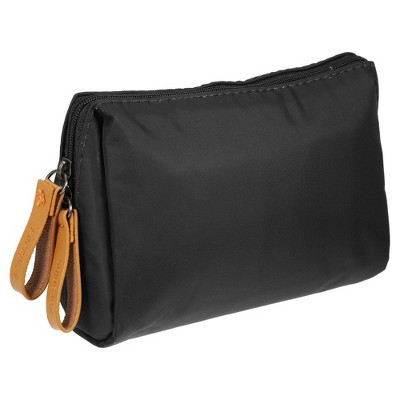 Unique Bargains Travel Handy Portable Cosmetic Small Makeup Bag 1Pc Black Red Beige | Target