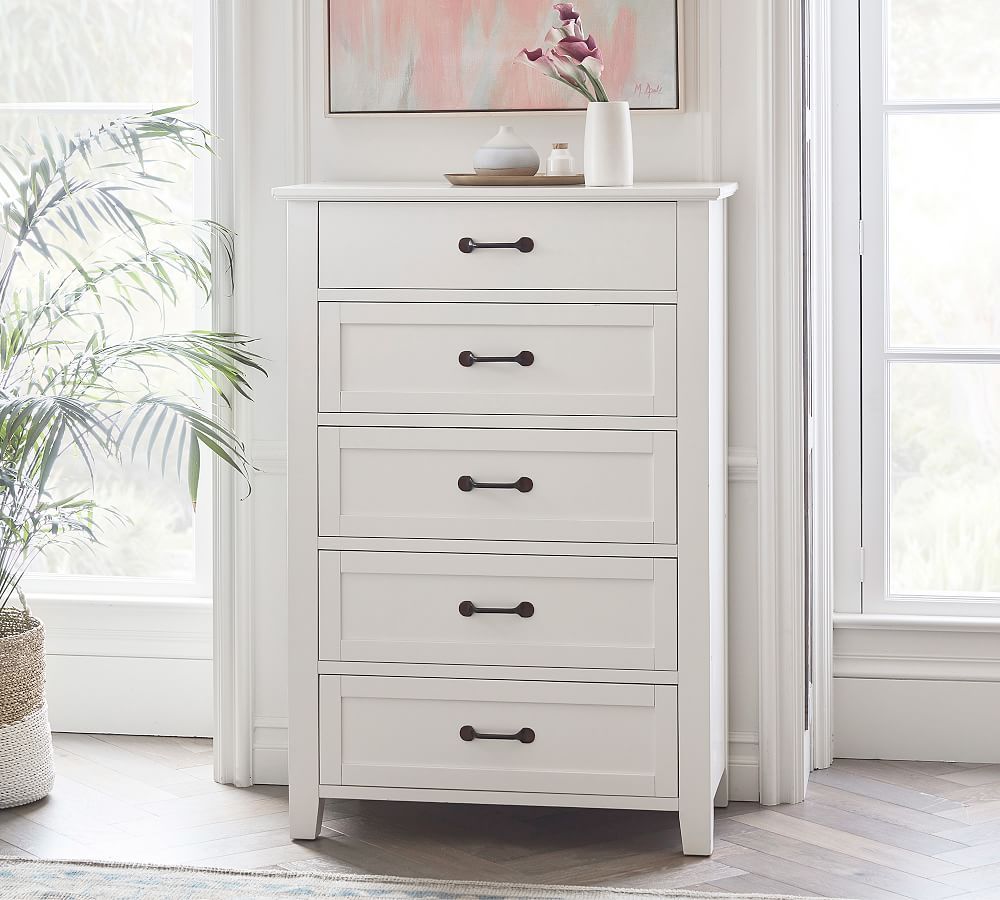 Stratton 5-Drawer Tall Dresser | Pottery Barn (US)