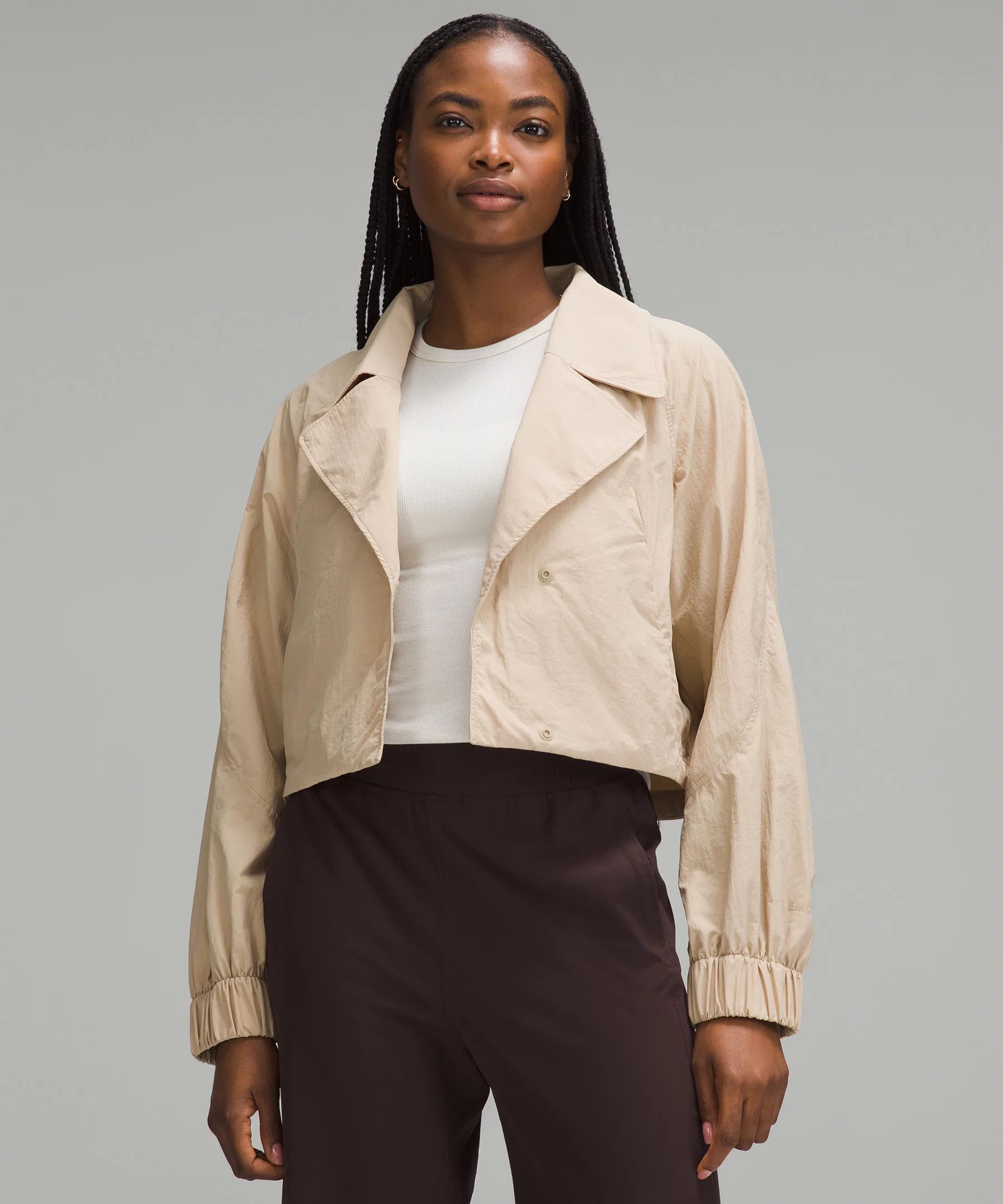 Cropped Trench Jacket | Women's Coats & Jackets | lululemon | Lululemon (US)