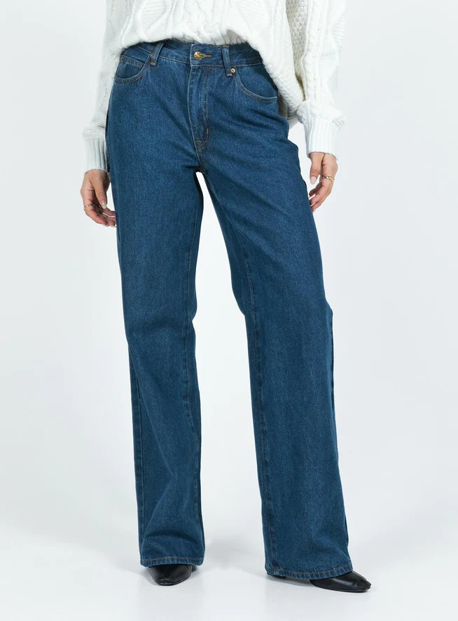 Top Model Jeans Dark Denim | Princess Polly AU