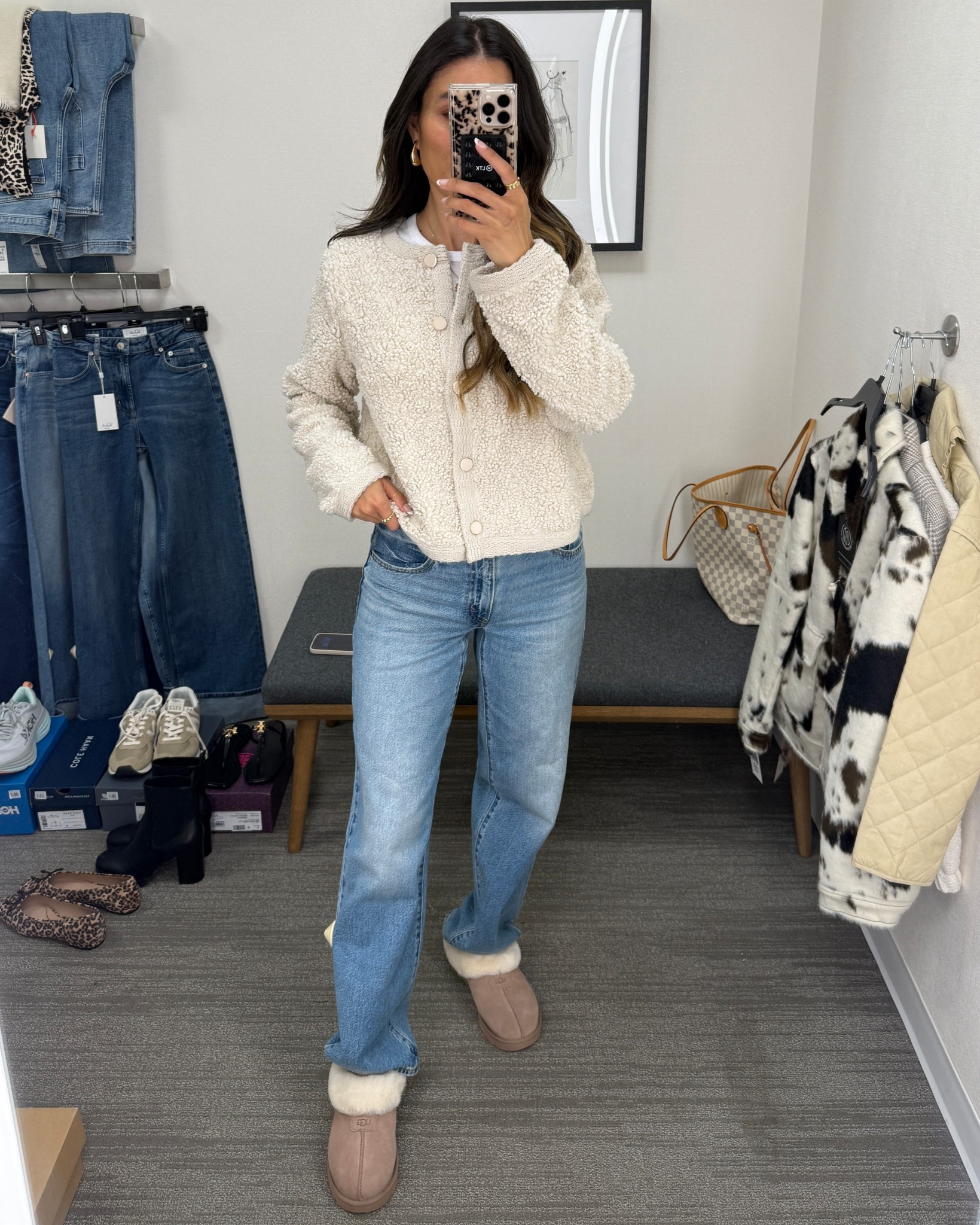 Shop my Nsale outfit! Wearing Small in top and cardigan, size 24 in jeans, size 8 in Uggs! Xo!

#LTKFindsUnder100 #LTKSaleAlert #LTKFindsUnder50