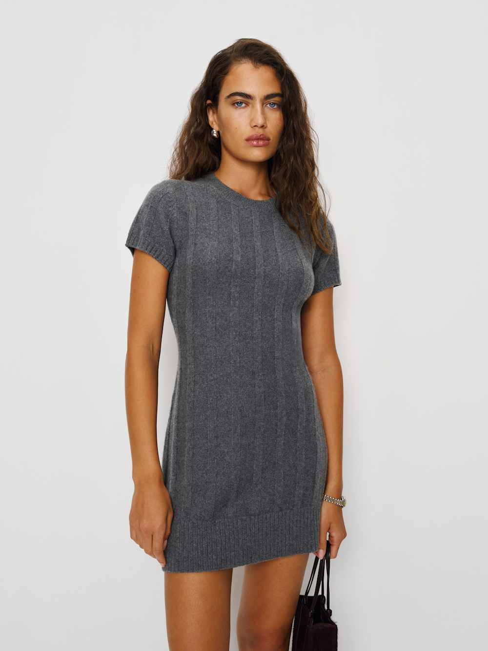 Sadie Cashmere Mini Dress | Reformation (Global)