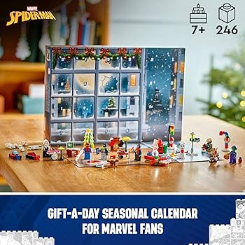 LEGO Marvel Spider-Man 2024 Advent Calendar for Kids, Fun Seasonal Spider-Man Toy with Small Buil... | Amazon (US)