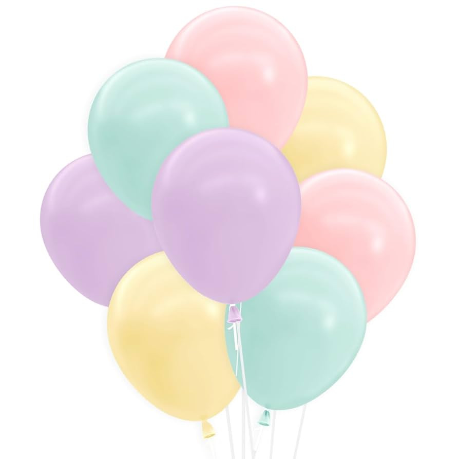 xo, Fetti Pastel Birthday Balloon Set - 24 pk, 12" | Bachelorette Party Decorations, Garden Brida... | Amazon (US)