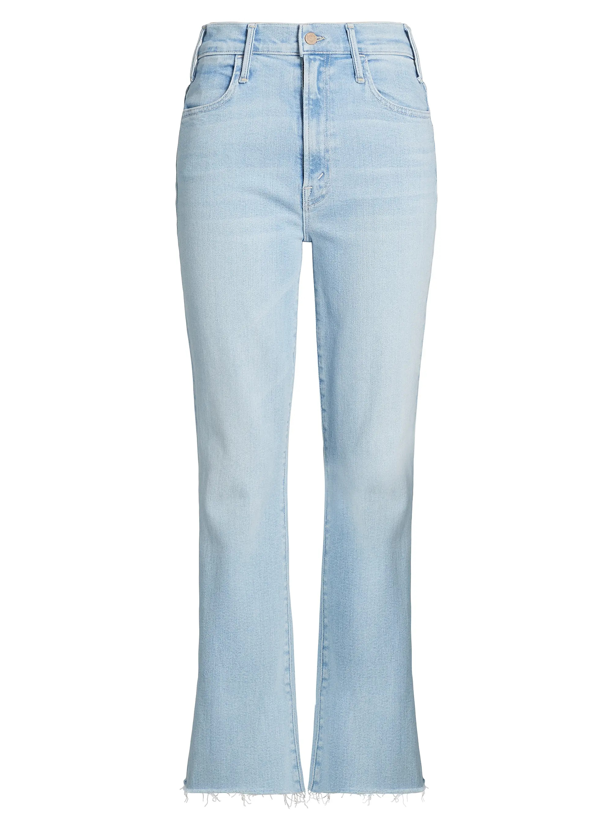 The Hustler Mid-Rise Ankle-Fray Jeans | Saks Fifth Avenue