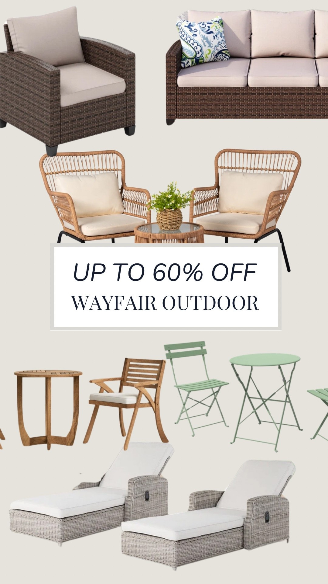 Wayfair sale- up to 60% off outdoor furniture!!

Outdoor furniture
Outdoor table
Outdoor sofa
Outdoor set
Patio set
Balcony set
Outdoor dining


#LTKHome #LTKSeasonal #LTKSaleAlert