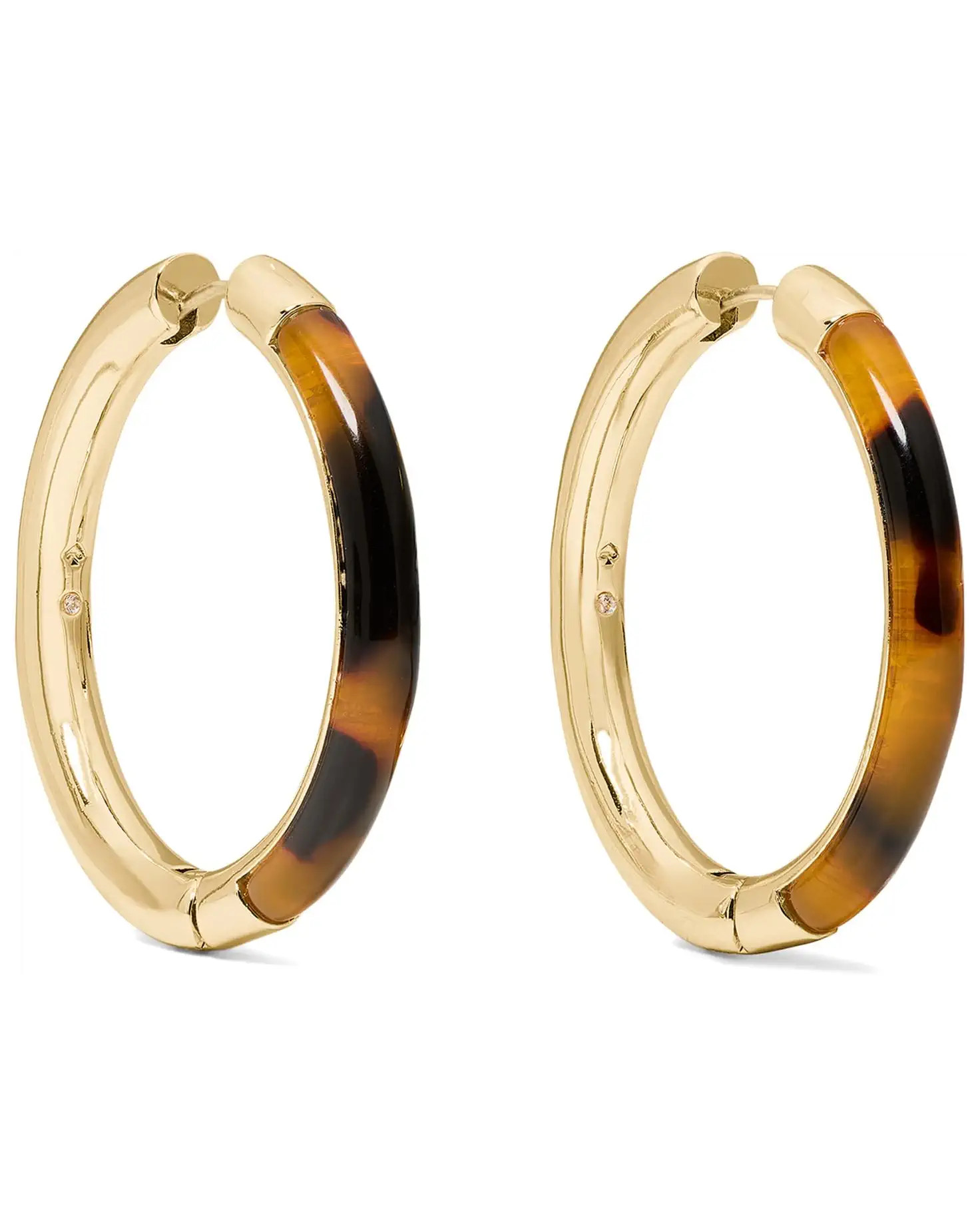 Kate Spade New York Interlock Hoops | Zappos.com