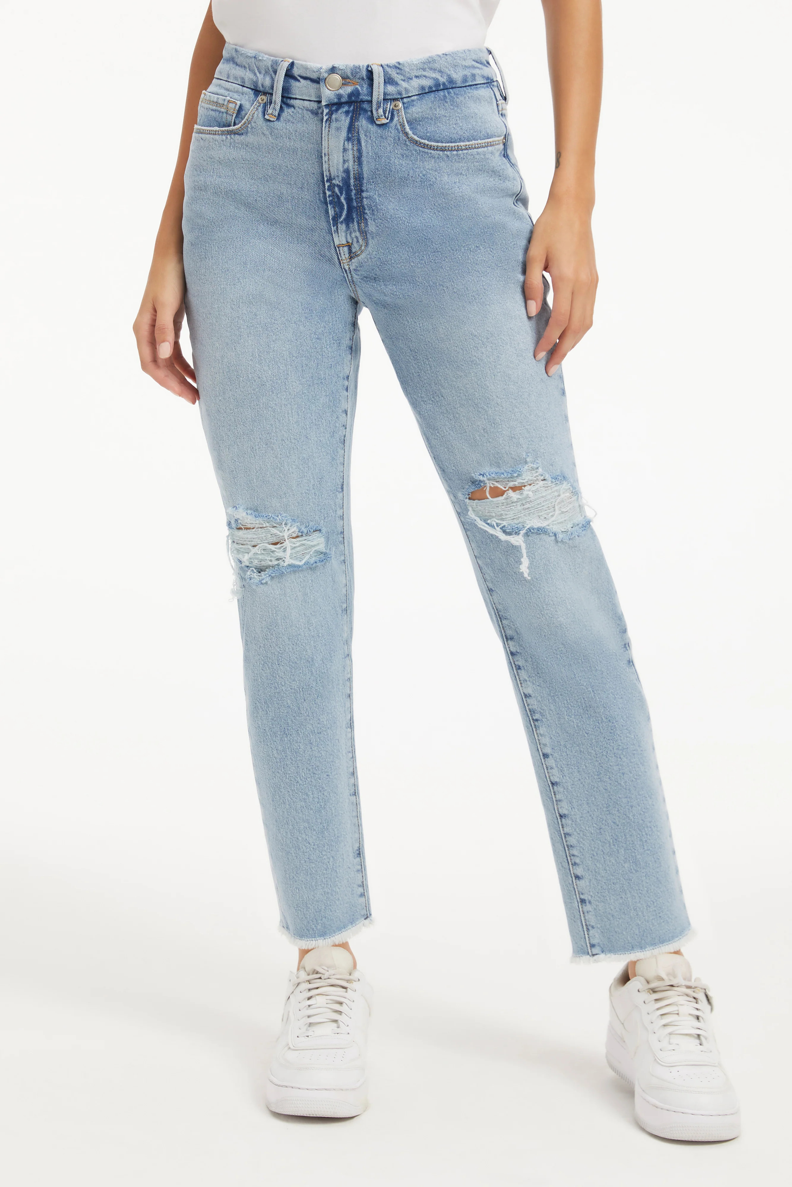 THE WEEKENDER JEAN | INDIGO111 | Good American