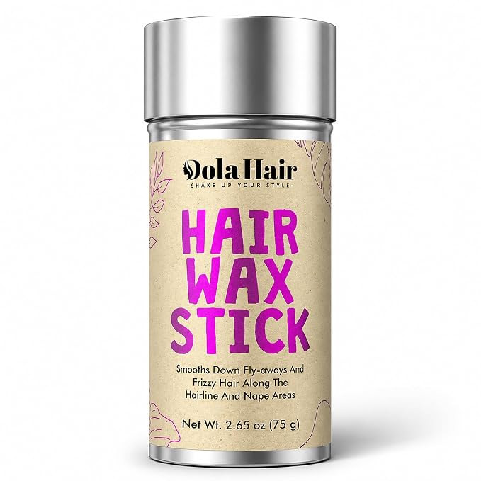 Dolahair Hair Wax Stick - Flyaway Control Styling Pomade for Kids, Women | Slick Back Hair Bun Ma... | Amazon (US)