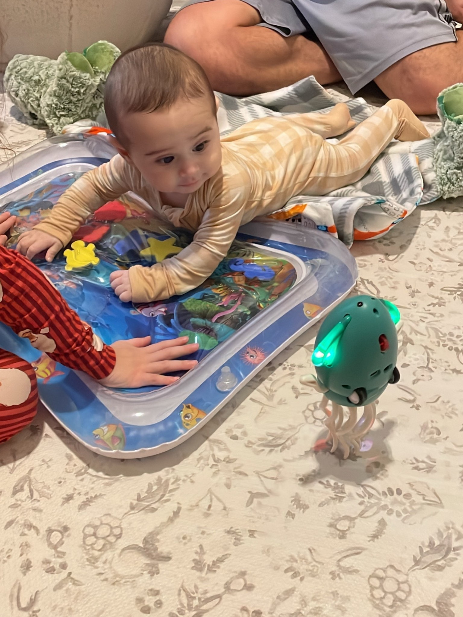 6m old baby toys 
Tummy time water mat 
Dancing octopus is hilarious! All my kids love it haha 

#LTKGiftGuide #LTKBaby