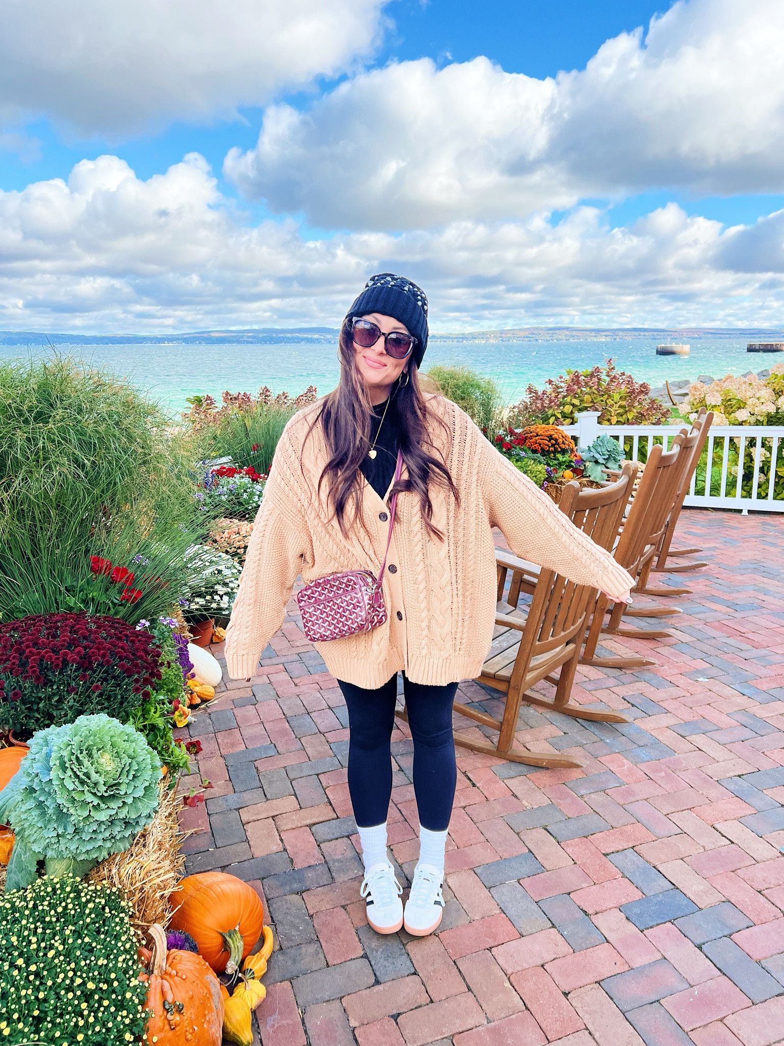 • medium black long sleeve tee
• large cardigan for an oversized look
• medium leggings 
• shoes true to size #LTKxPrimeDay

#LTKSeasonal #LTKFindsUnder50