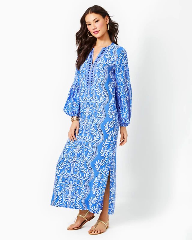 Laurelie Long Sleeve Maxi Caftan | Lilly Pulitzer