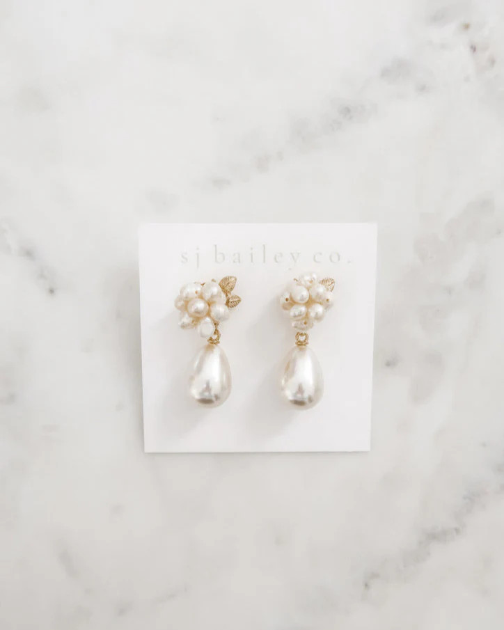 Pearl Cluster Drops | SJ Bailey Co.