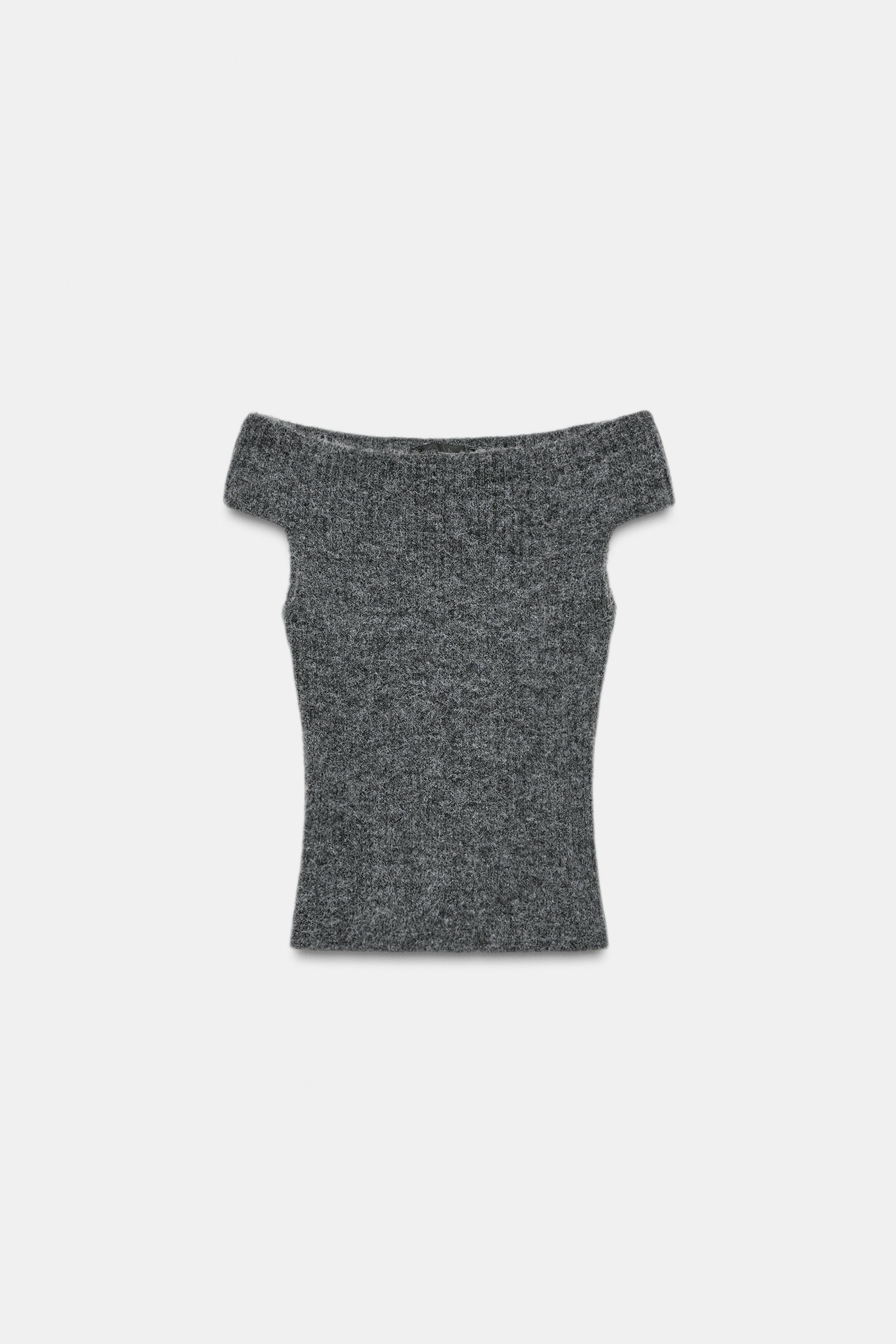 RIBBED KNIT TOP | Zara UK