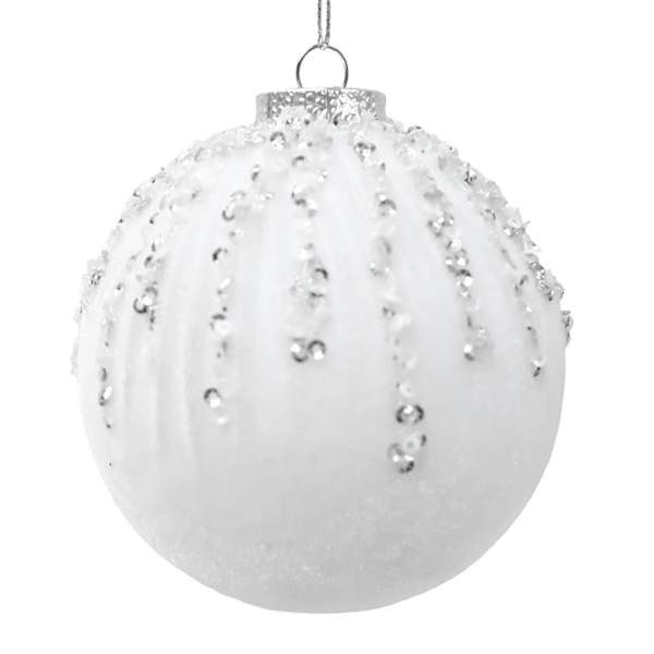 Providence Silver White Velvet Beaded Ball Ornament








	
		
			
			
				
					Write a Review | At Home