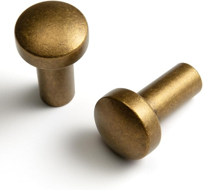Antique Brass Cabinet Knobs Classic Vintage Drawer Pulls Zinc Alloy Drawer Handles Kitchen Cupboa... | Amazon (US)