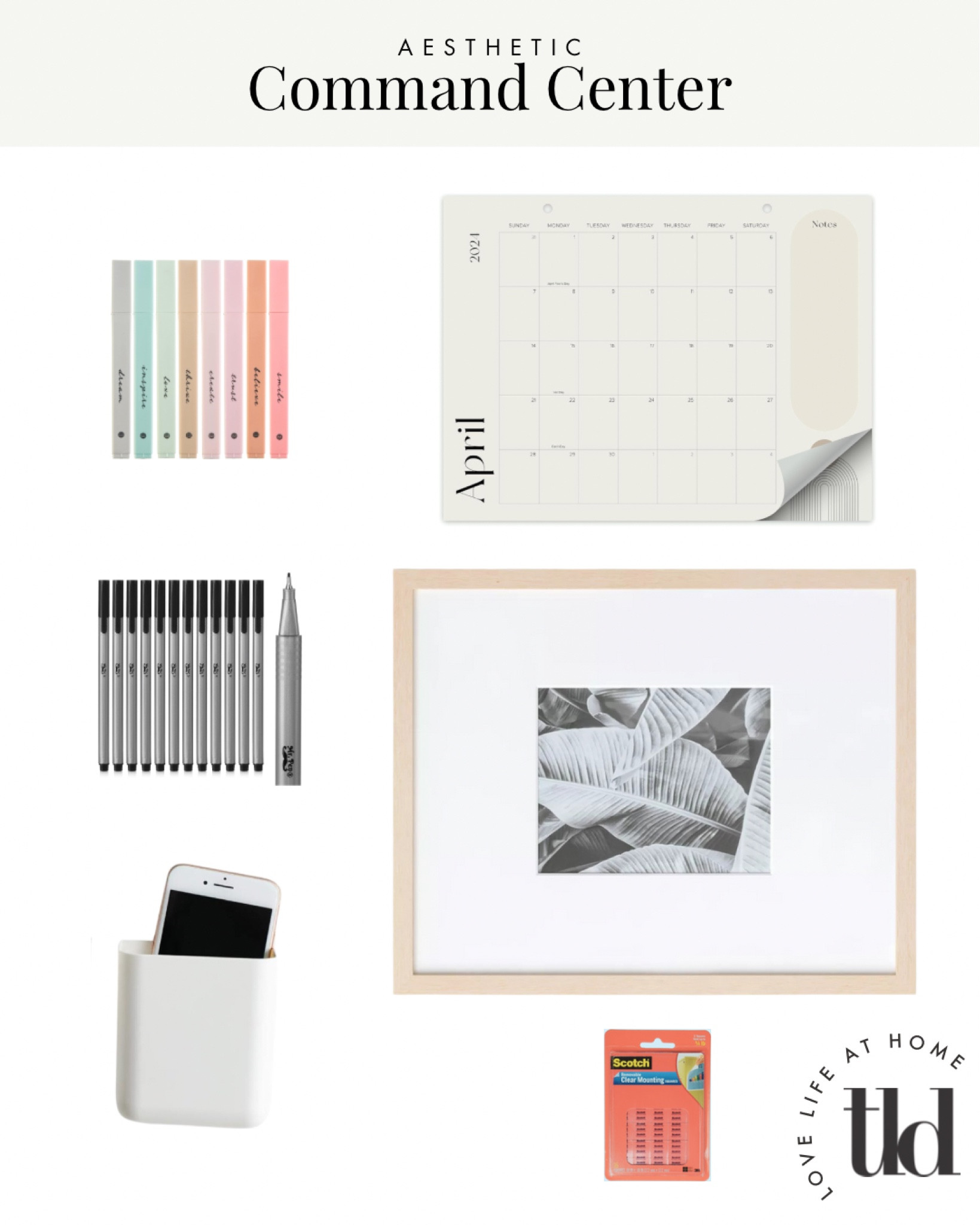 All the items you need to build an aesthetic family command center! 

#LTKBacktoSchool #LTKHome