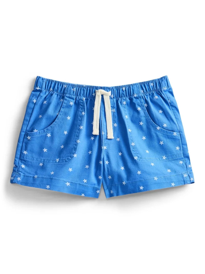 Wonder Nation Girls Pull-On Shorts, Sizes 4-18 & Plus | Walmart (US)