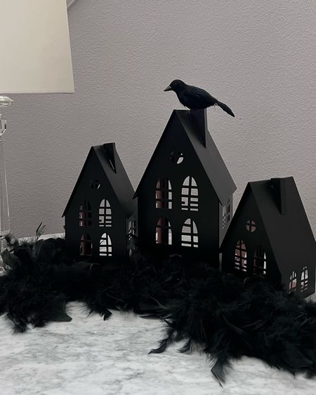 Spooky season is here! Finally put up our Halloween village! 🖤

#halloween #halloweendecor #crateandbarrel

#LTKhome #LTKHalloween